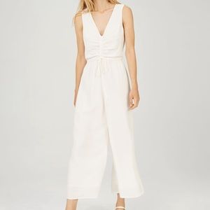 Club Monaco Suzette Jumpsuit; Cream; Size 00